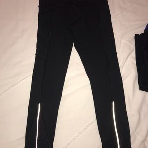 Lululemon black, high rise tights